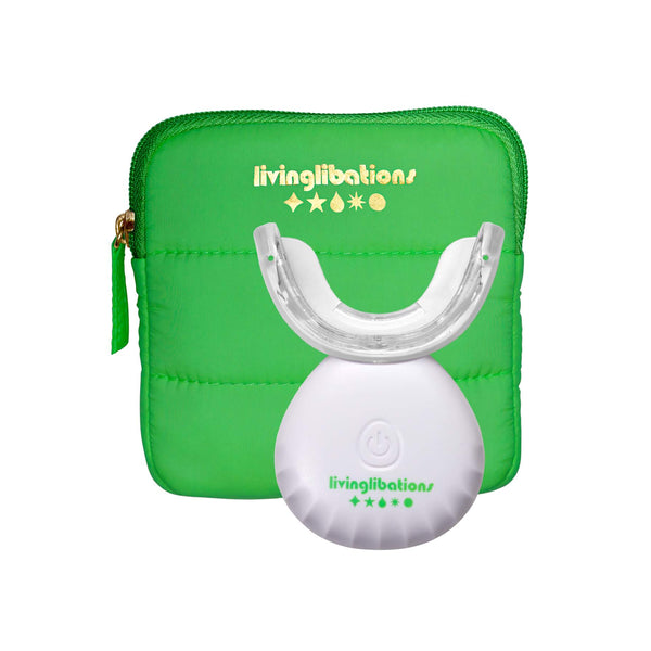 Living Libations Beam Bright Red Light Oral Care Appliance for a radiant smile and fresh breath