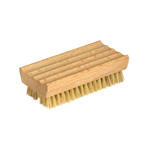 Living Libations Beechwood Nail Brush with natural bristles, handcrafted for durable and effective nail and hand care.