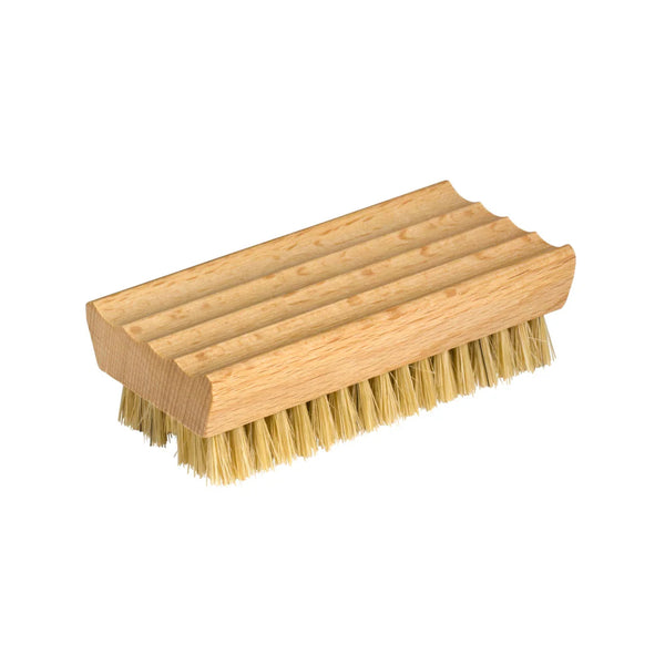Living Libations Beechwood Nail Brush with natural bristles, handcrafted for durable and effective nail and hand care.