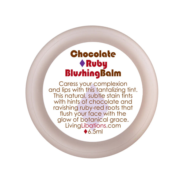 LIVING LIBATIONS Chocolate Ruby Blushing Balm