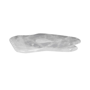 LIVING LIBATIONS Classic Quartz Gua Sha Parceled in a Perfect Puffer Pocket