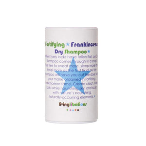 Living Libations Fortifying Frankincense Dry Shampoo with natural powder formula. 30ml