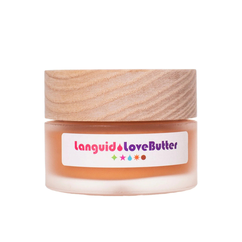 Living Libations Languid Love Butter for moisturizing, massage, and intimate encounters with botanical ingredients. 30ml