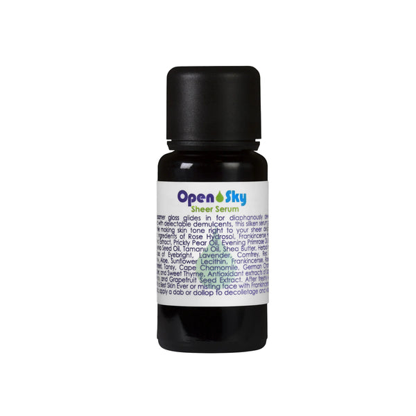 Living Libations Open Sky Sheer Serum lightweight hydrating face serum. 15ml