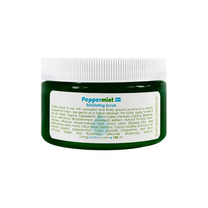 Living Libations Peppermint Exfoliating Scrub for silky-smooth, refreshed skin