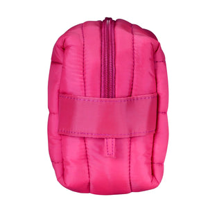 LIVING LIBATIONS Puffer Dopp Bag peony pink
