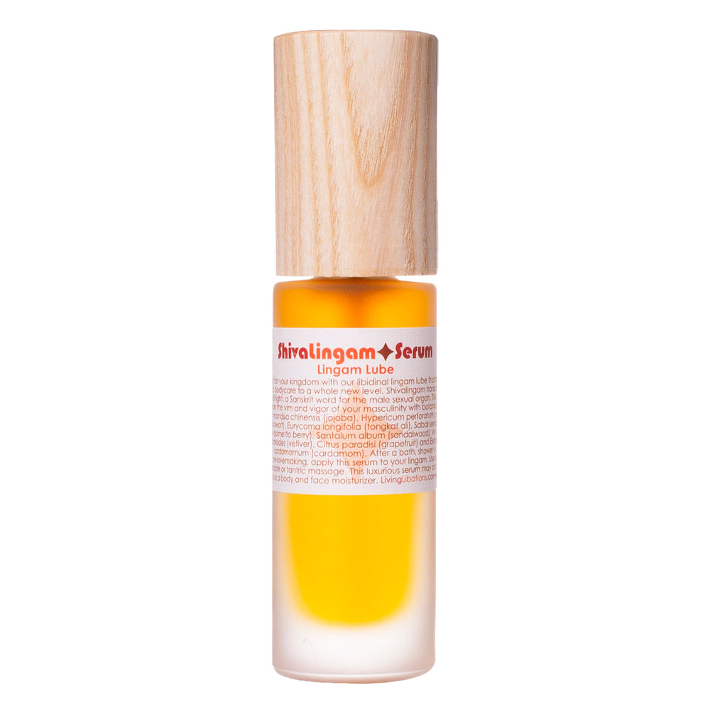 Living Libations ShivaLingam Serum with sandalwood, vetiver, and herbal infusions. 30ml