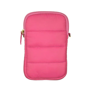 LIVING LIBATIONS Super Sling Puffer Traveller with EMF Shield cantaloupe coral