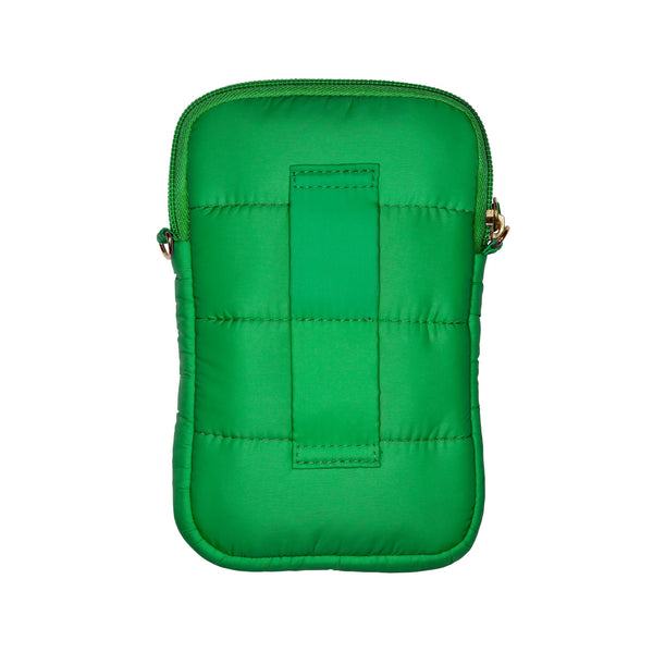 LIVING LIBATIONS Super Sling Puffer Traveller with EMF Shield grass green