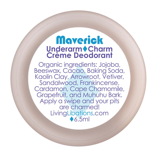 LIVING LIBATIONS Underarm Charm Creme Deodorant Maverick. 6ml