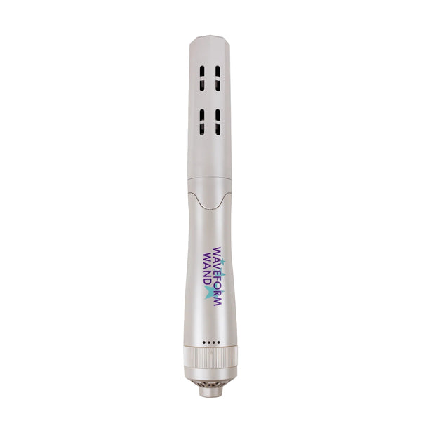 Silver 'Waveform Wand' device on a white background