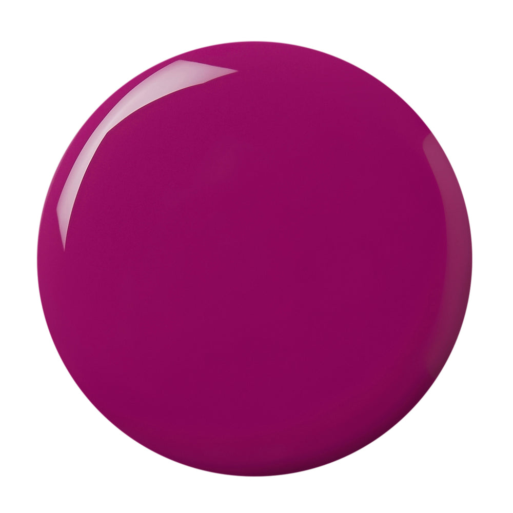 London Grace Claire Nail Polish, a luxurious deep berry shade in a recyclable bottle, ideal for elegant manicures.