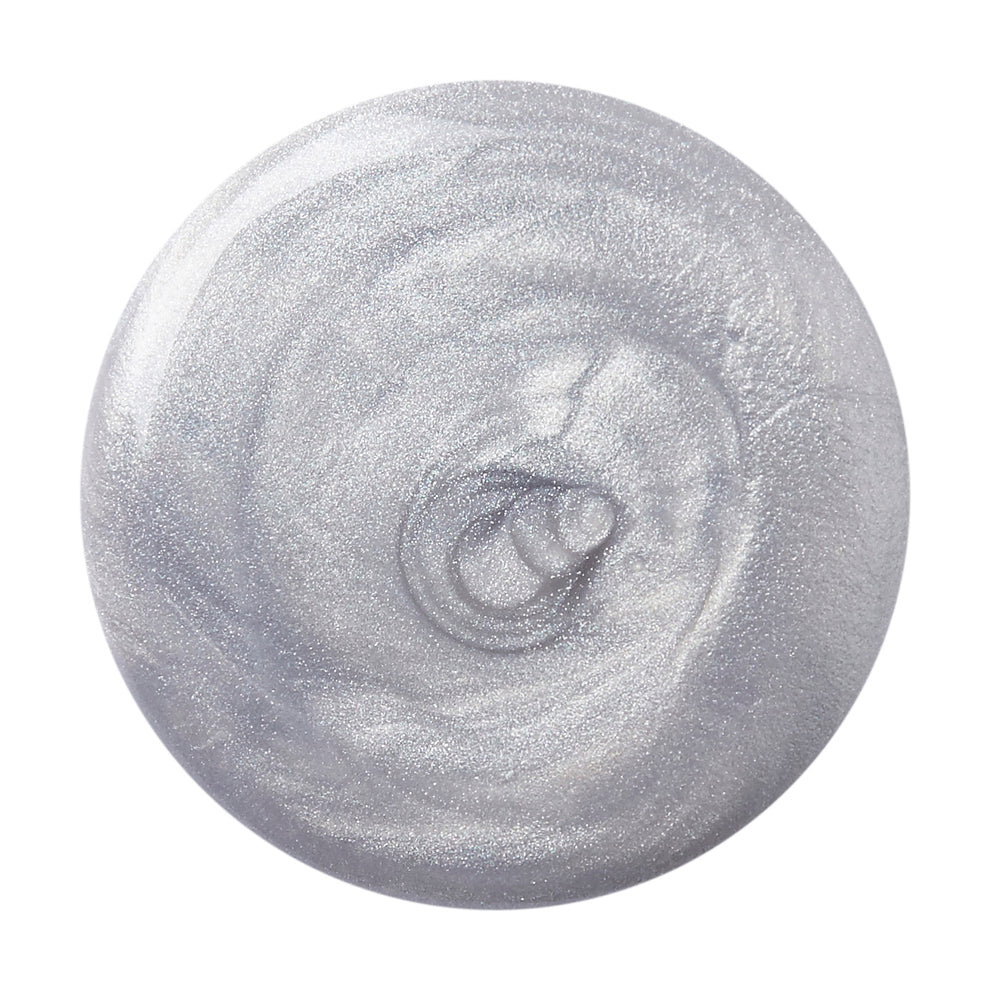 Metallic silver nail polish bottle — London Grace Esme.