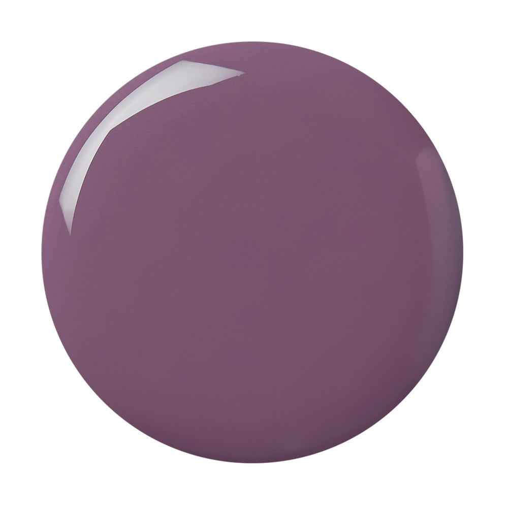 London Grace Penny Nail Polish – chic mauve shade. Vegan, cruelty-free, glossy, and long-wearing.