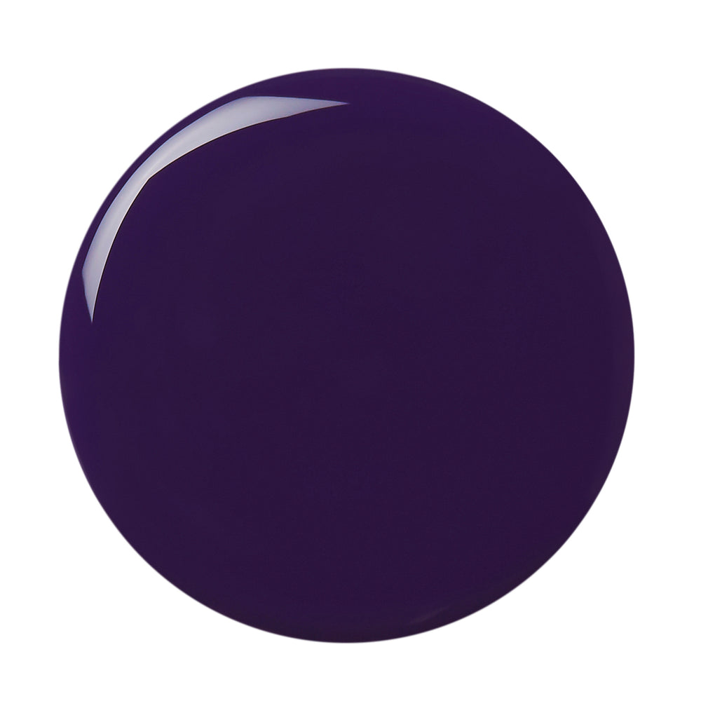 London Grace Vhari Nail Polish – deep plum with high pigmentation and a glossy, long-wearing finish. Vegan and cruelty-free.