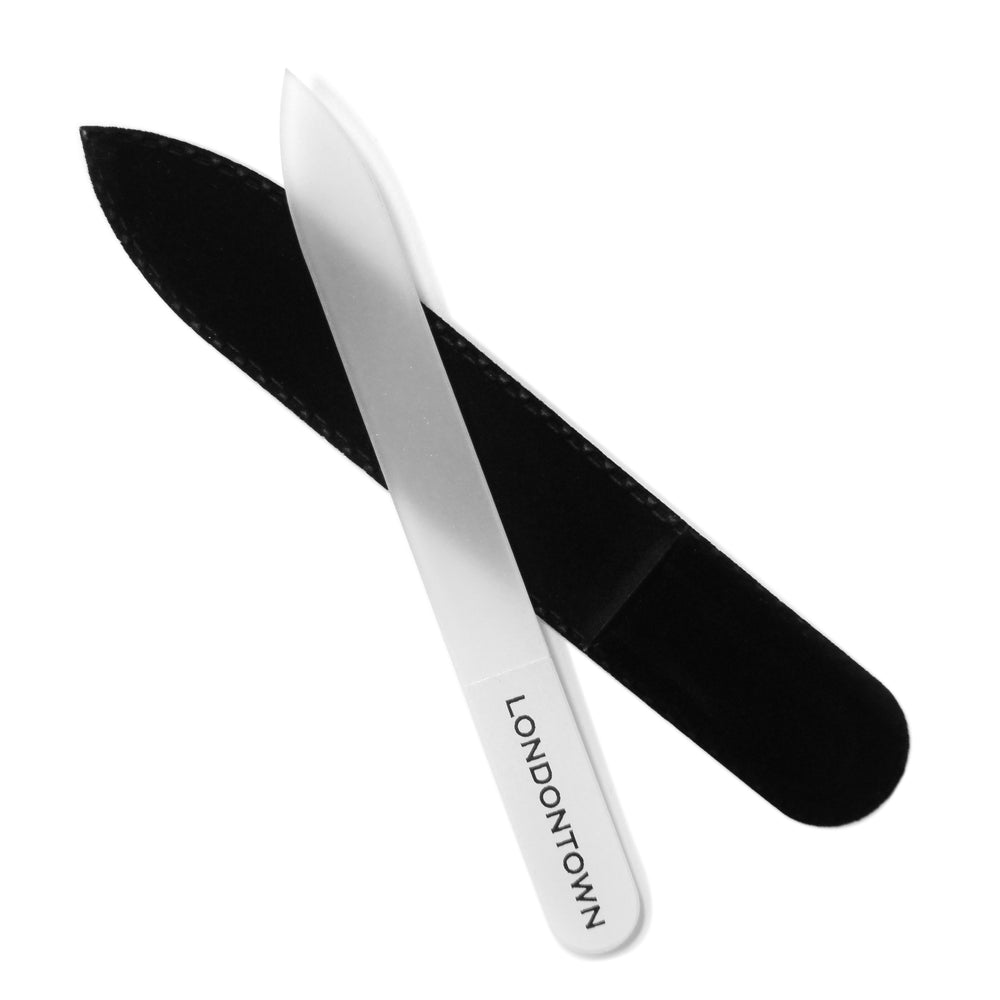 LONDONTOWN Glass Nail File White