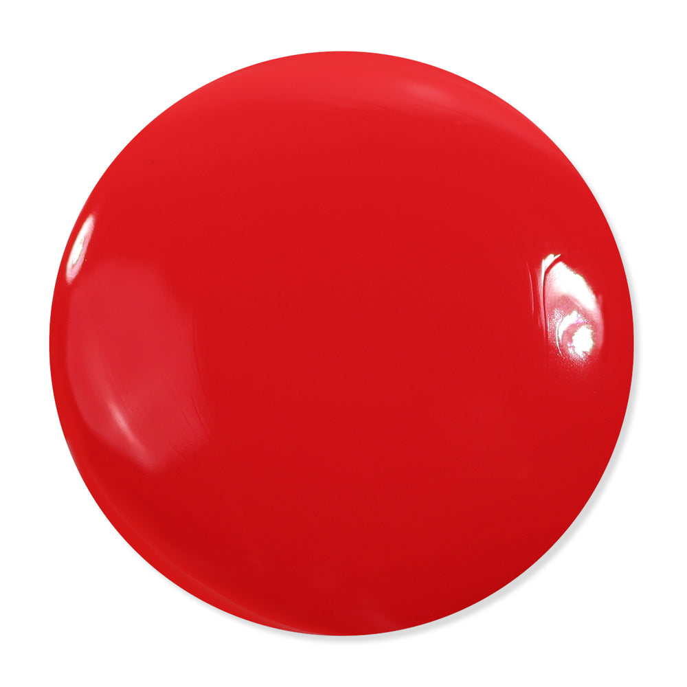 LONDONTOWN Maraschino Cherry nail polish on white background