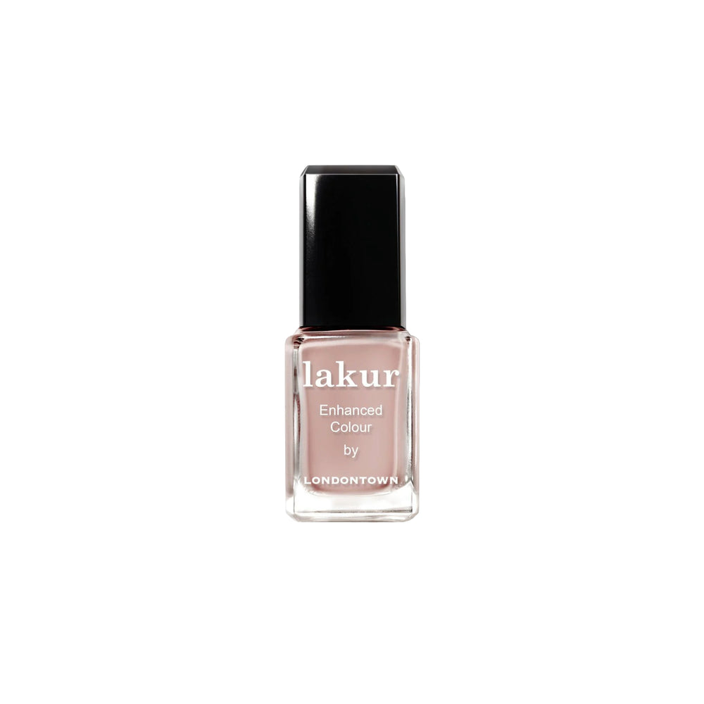 Londontown Rose Latte nail polish in a warm pink beige shade.