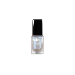 Londontown Starry Chrome nail polish with a cool, icy blue chrome finish.