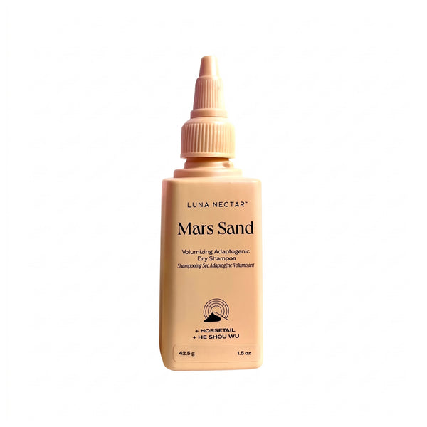Luna Nectar Mars Sand dry shampoo bottle on a white background
