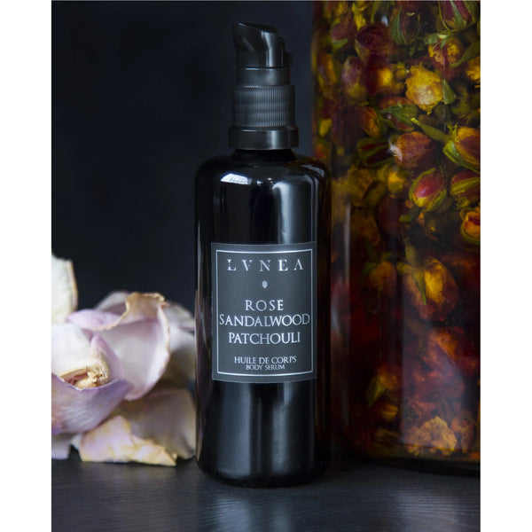 LVNEA Rose. Sandalwood. Patchouli Floral Body Serum