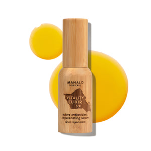 MAHALO The VITALITY ELIXIR - Active Antioxidant Rejuvenating Serum with potent botanicals, designed to nourish, hydrate, and revitalize skin for a youthful, radiant glow