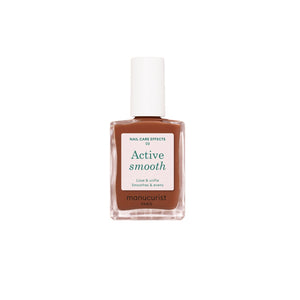 Bottle of MANUCURIST Active Smooth 03 CC Nail Polish with a rosy satin finish to perfect and smooth the nail surface.