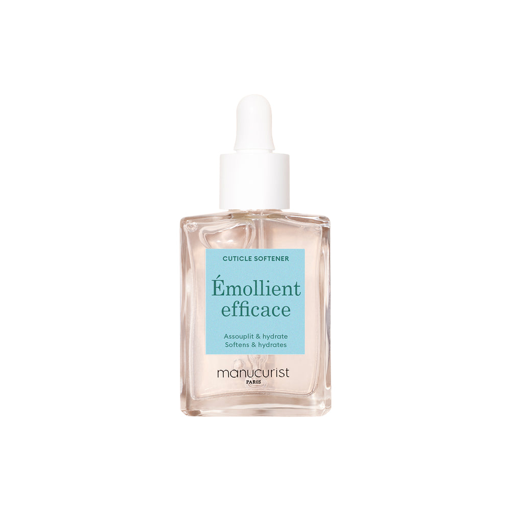 Manucurist cuticle softener bottle on a white background