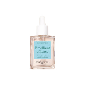 Manucurist cuticle softener bottle on a white background