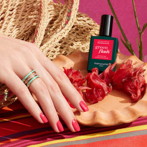 MANUCURIST Green Flash LED Nail Polish Bougainvillea