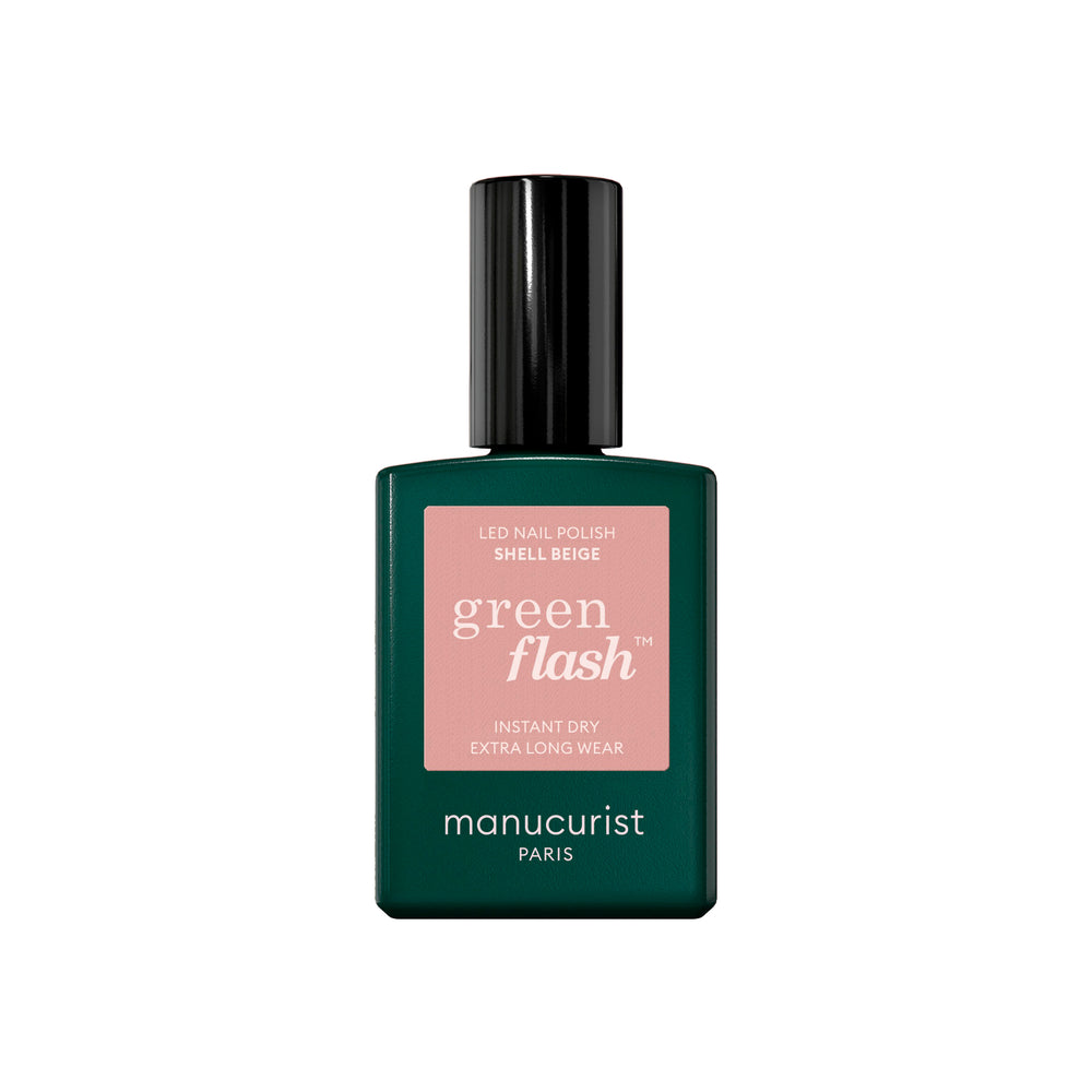 MANUCURIST Green Flash LED Nail Polish Shell Beige