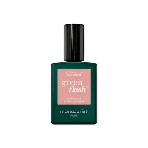 MANUCURIST Green Flash LED Nail Polish Shell Beige