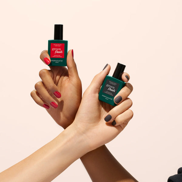MANUCURIST Green Nail Polish Matte Top Coat