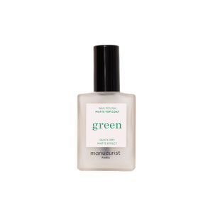 MANUCURIST Green Nail Polish Matte Top Coat