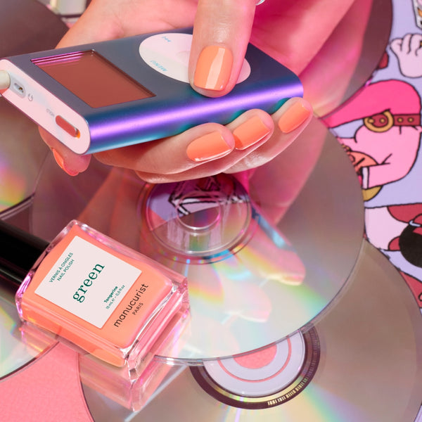 MANUCURIST Green Nail Polish Tangerine