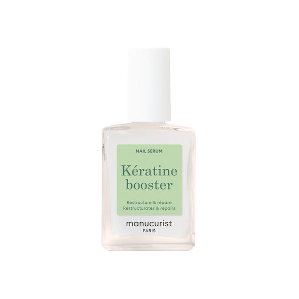 Manucurist Keratine Booster nail serum bottle on a white background