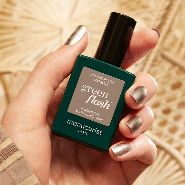 MANUCURIST Green Flash™ LED Nail Polish Metallic