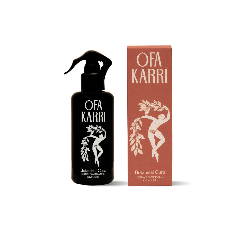 OFA Karri Botanical Room Spray with organic essential oils in a 200ml bottle, offering a fresh, invigorating scent to refresh your space.