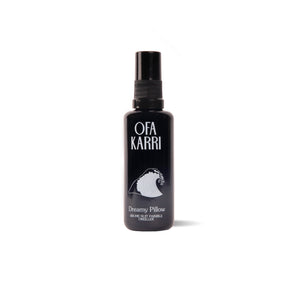 OFA KARRI Dreamy Pillow – natural sleep spray with organic essential oils and Neroli floral water in a 50ml bottle.
