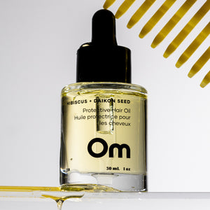 OM ORGANICS Hibiscus + Daikon Seed Protective Hair Oil