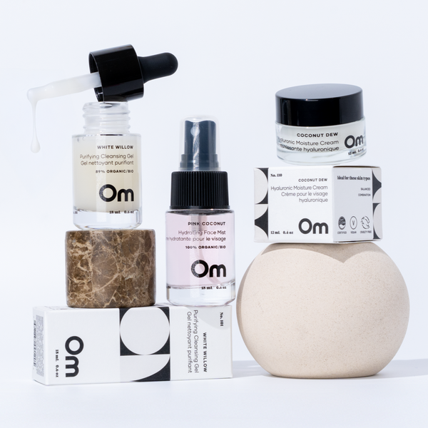 OM Organics Love At First Dew skincare set 