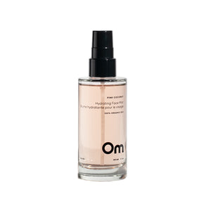 Om Organics Pink Coconut Hydrating Face Mist - A refreshing mist with rose and coconut waters that hydrates, tones, and preps skin for a glowing, dewy complexion.