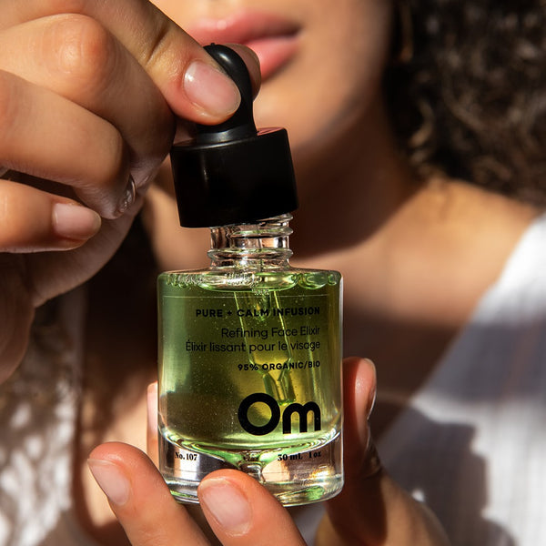 OM ORGANICS Pure + Calm Infusion Refining Face Elixir
