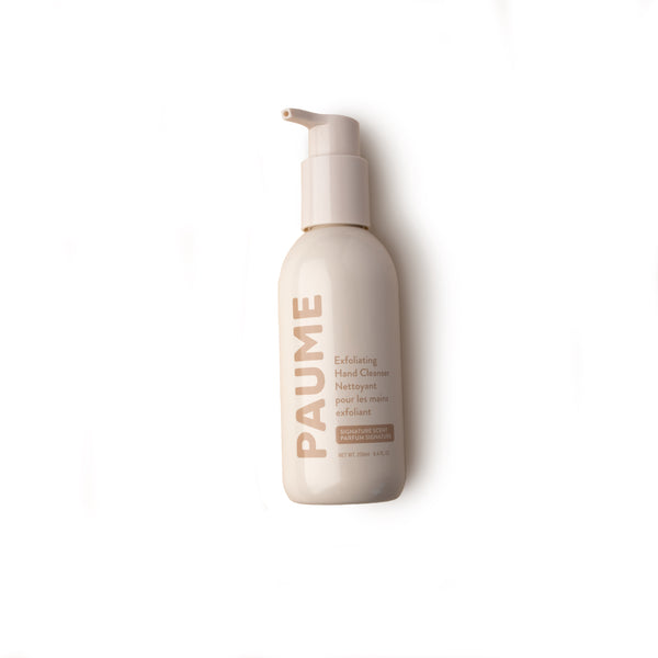 PAUME Exfoliating Hand Cleanser – Gently exfoliate, cleanse, and nourish hands with biodegradable microbeads and plant-based ingredients for smooth, hydrated skin.