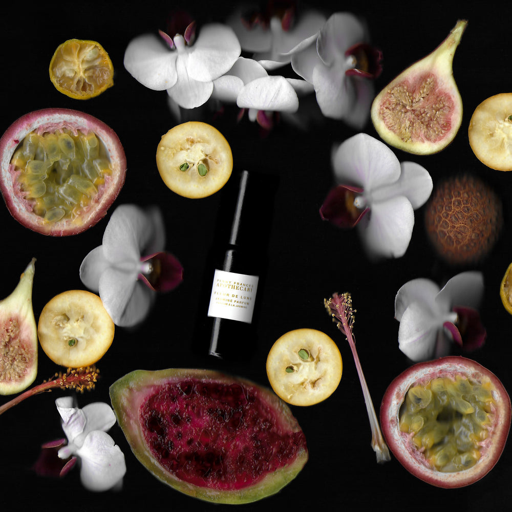 PENNY FRANCES APOTHECARY Fleur De Lune Jasmine Sambac Perfume Oil – Exotic jasmine sambac, coconut, and jojoba oils blend in a sensual, floral perfume.