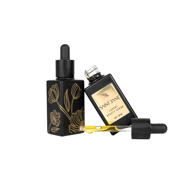 SAINT JANE Limited Edition Luxury Beauty Serum Hand Painted Bottle