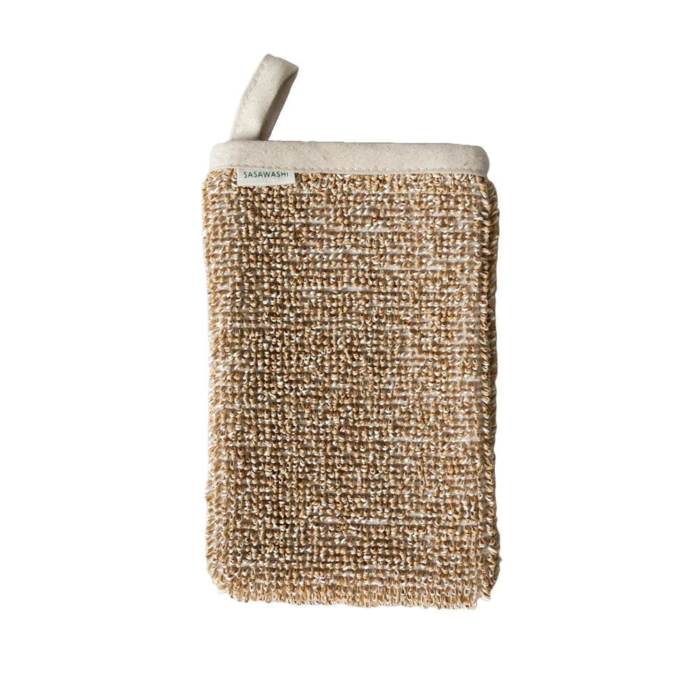 SASAWASHI Deep Body Scrub Mitten