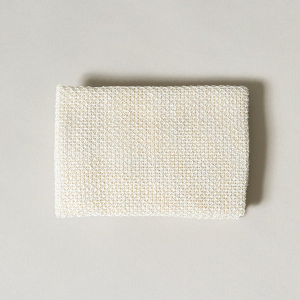 SASAWASHI Mesh Body Scrub Towel Off-White