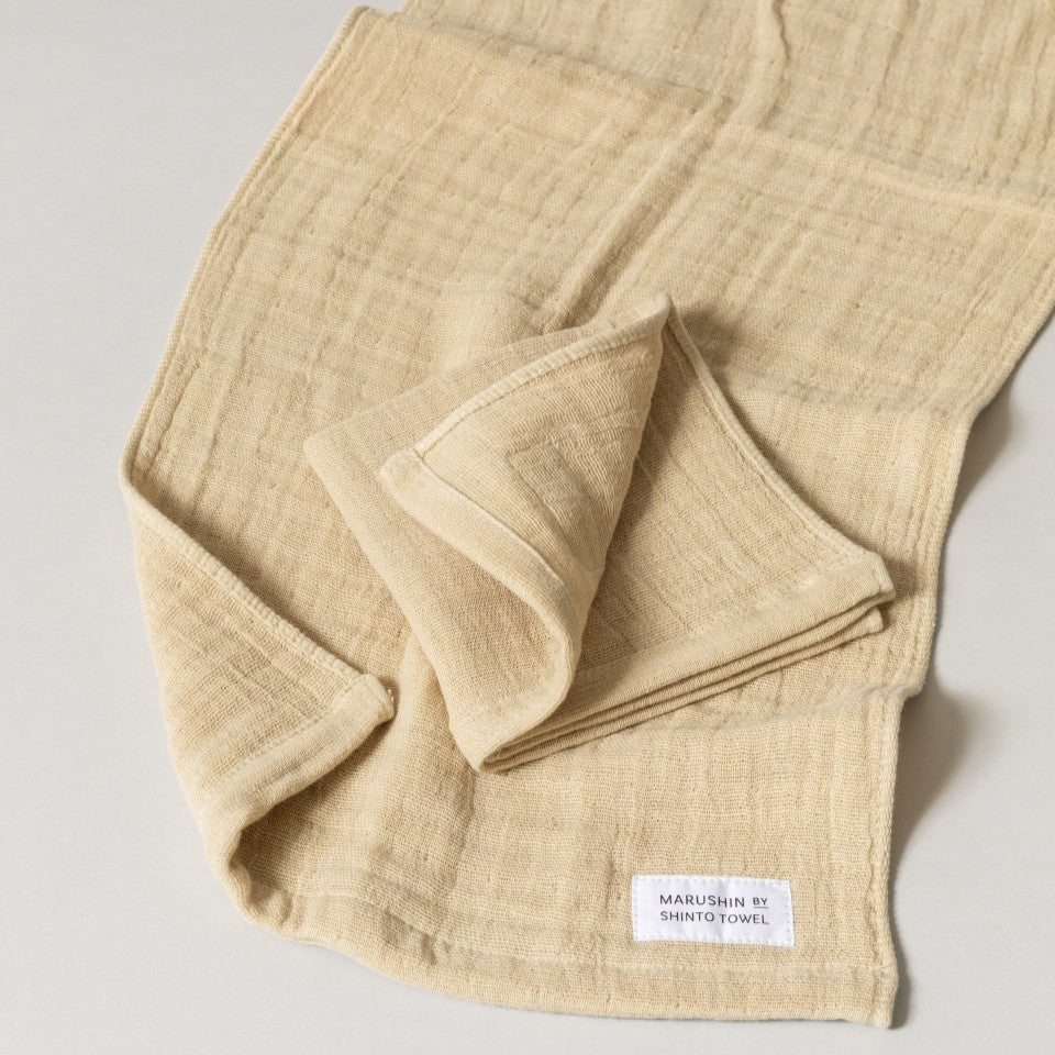 SHINTO TOWEL Quadruple Gauze Towel Beige