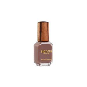 Sienna Byron Bay Grounded Nail Polish – mylk chocolate crème, eco-friendly, breathable, and vegan.